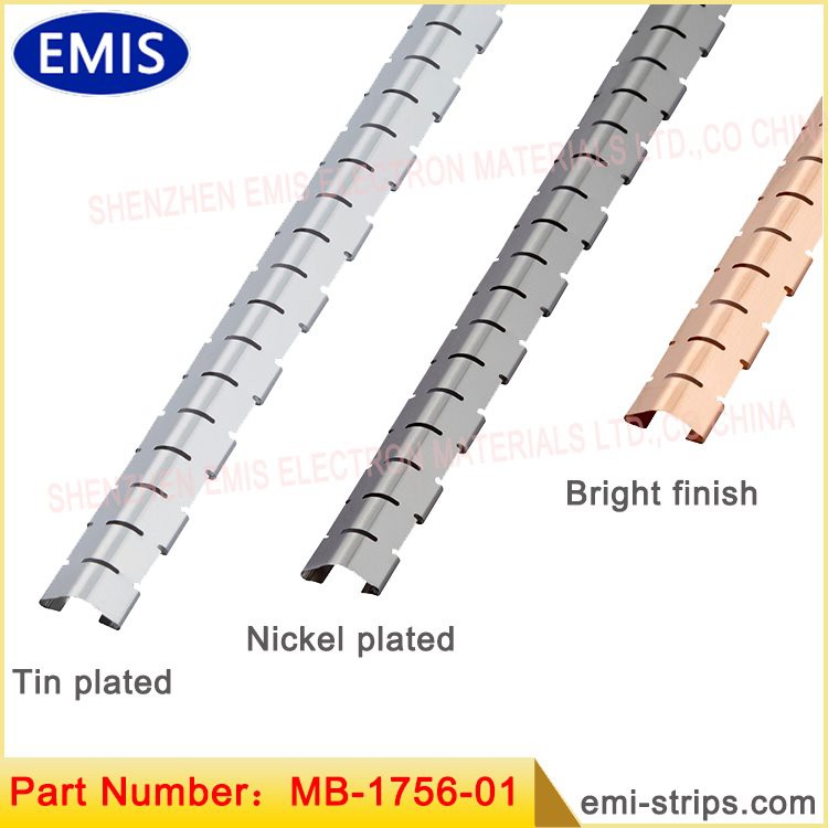 Dvostruki utori BeCu Finger Stock